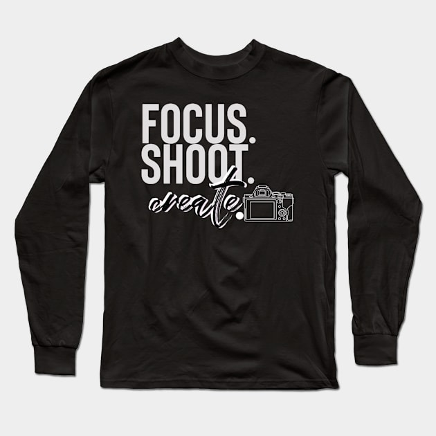 shoot create Long Sleeve T-Shirt by nomadearthdesign